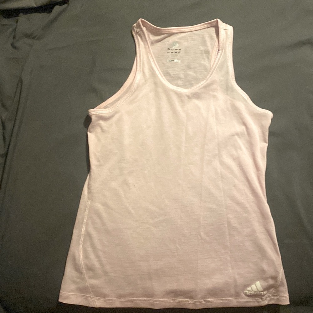 Adidas pink workout top